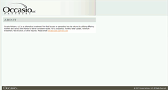 Desktop Screenshot of occasio-partners.com